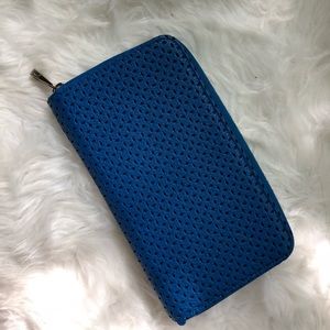 Jewell thirty one blue leather wallet